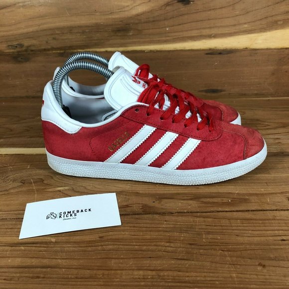 Red Lace Up Athletic Sneakers Shoes 